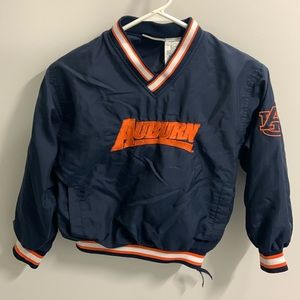 Throwback Cool Auburn Pullover w/hand pockets and zip side